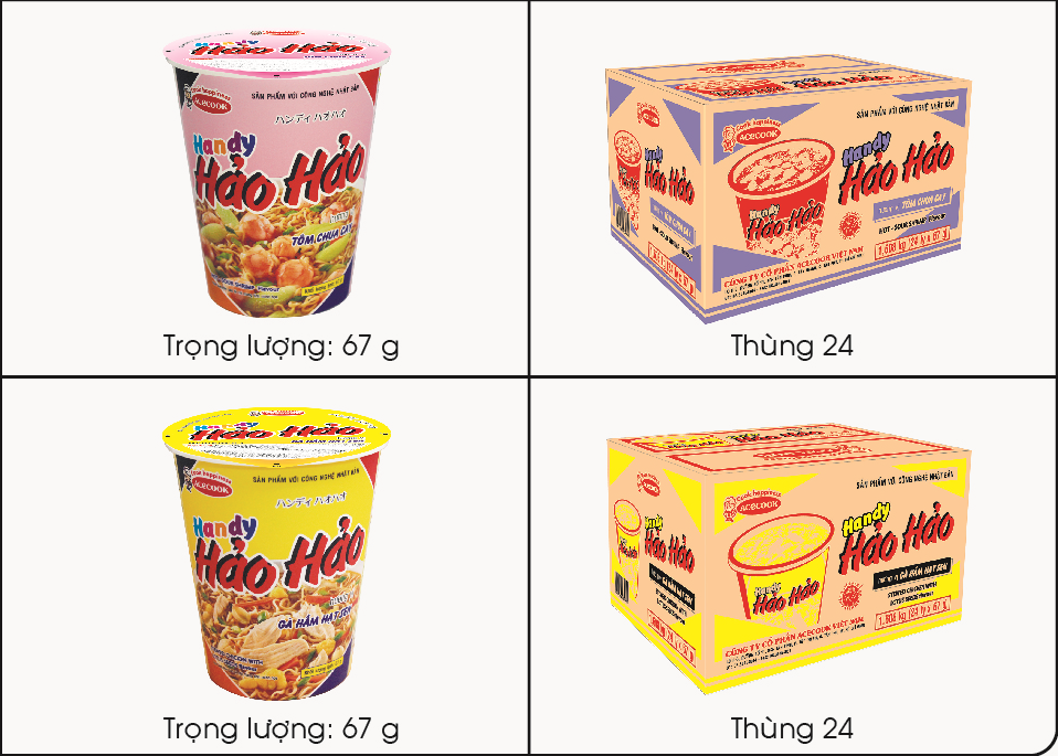 Acecook ra mắt mì ăn liền Handy Hảo Hảo ảnh 1 Acecook ra mat mi an lien Handy Hao Hao anh 1