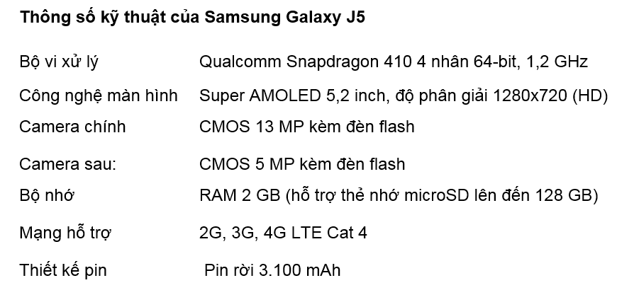 Galaxy J5 bán tại Lazada ảnh 3 Galaxy J5 ban tai Lazada anh 3