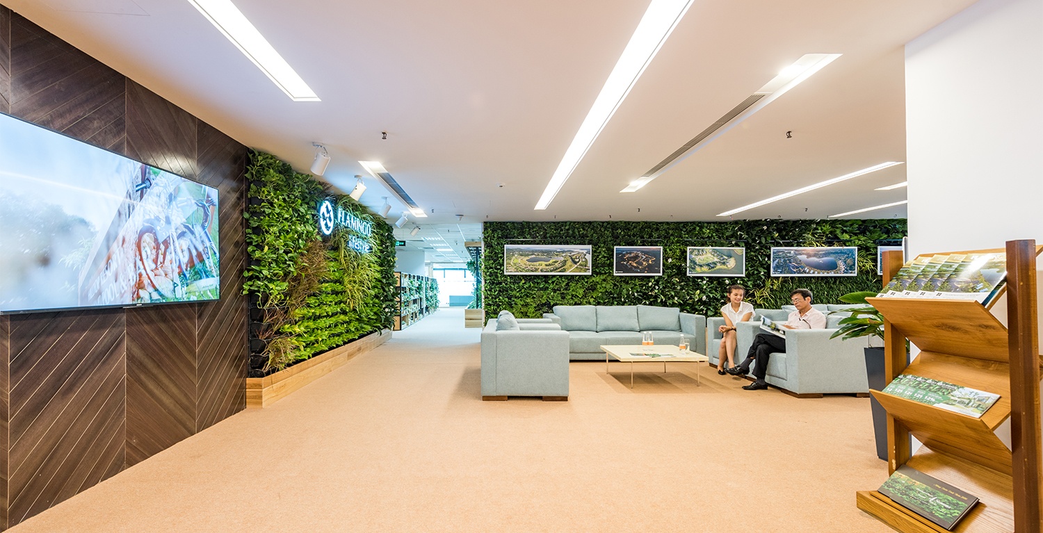 Khong gian lam viec xanh cua HVG Office anh 1