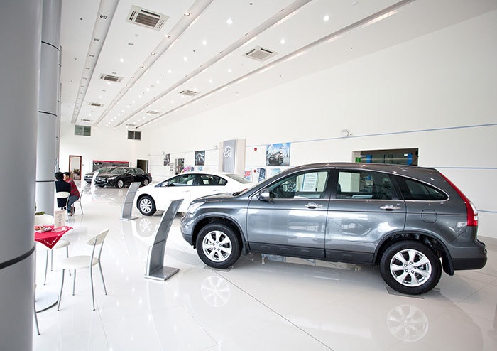 He thong oto Honda dat tieu chuan dai ly xanh hinh anh