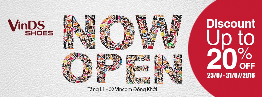 VinDS Shoes Đồng Khởi khai trương giảm giá ảnh 1 VinDS Shoes Dong Khoi khai truong giam gia anh 1