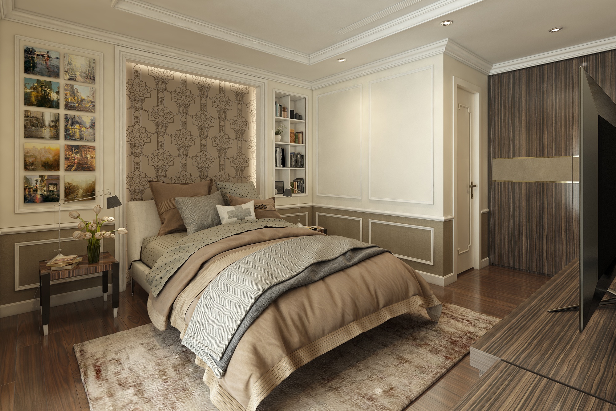 Ben trong can ho cao cap chuan 5 sao o ho Hoang Cau hinh anh