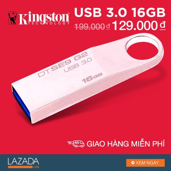 Lazada,  USB 3.0 Kingston DatatTraveller SE9 G2 anh 3