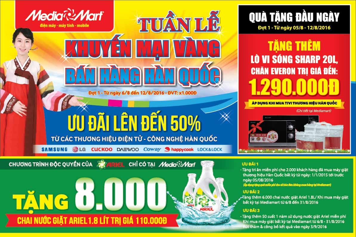 tuan le khuyen mai vang ban hang Han Quoc anh 1