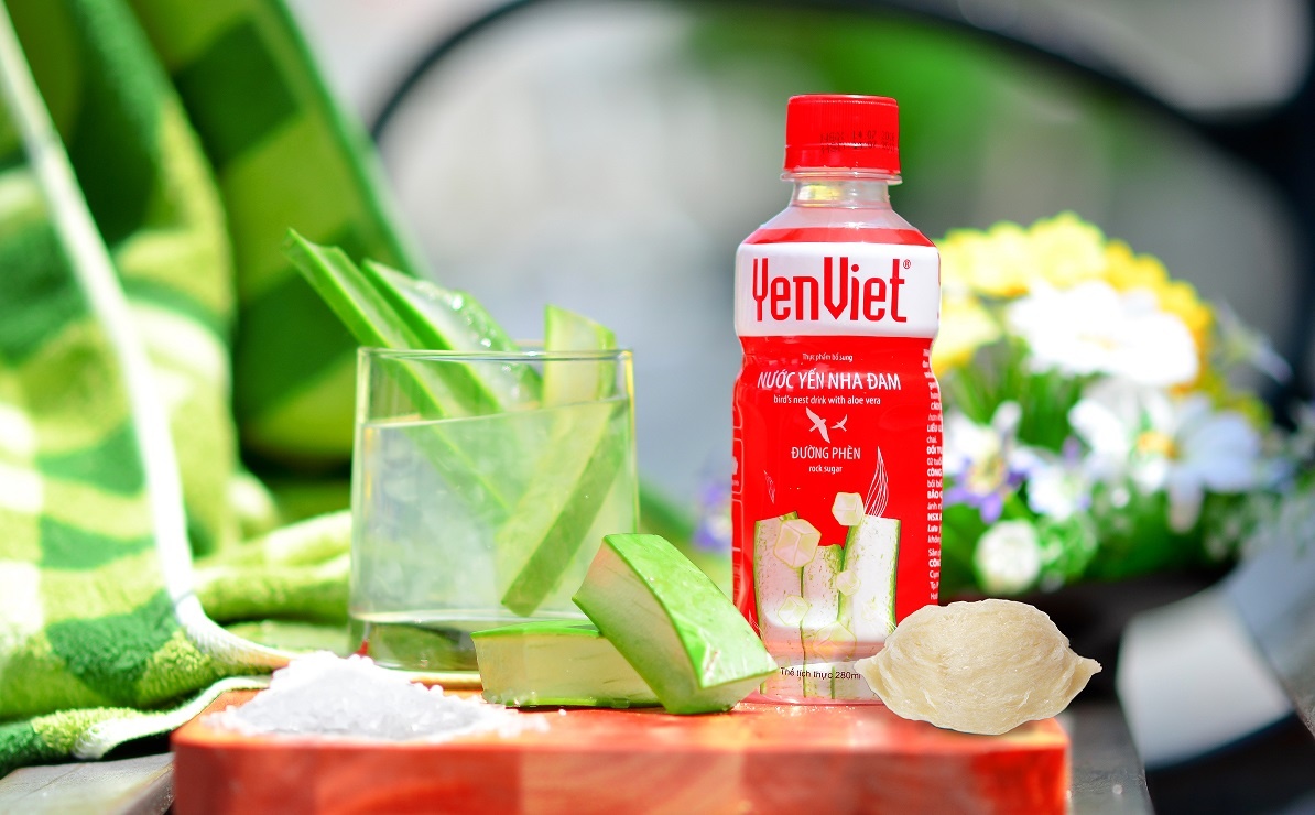 Nước yến nha đam đường phèn YenViet ảnh 2 Nuoc yen nha dam duong phen YenViet anh 2