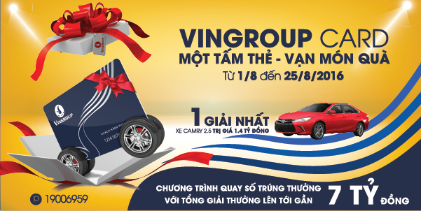 Vingroup Card - Mot tam the,  van mon qua anh 2