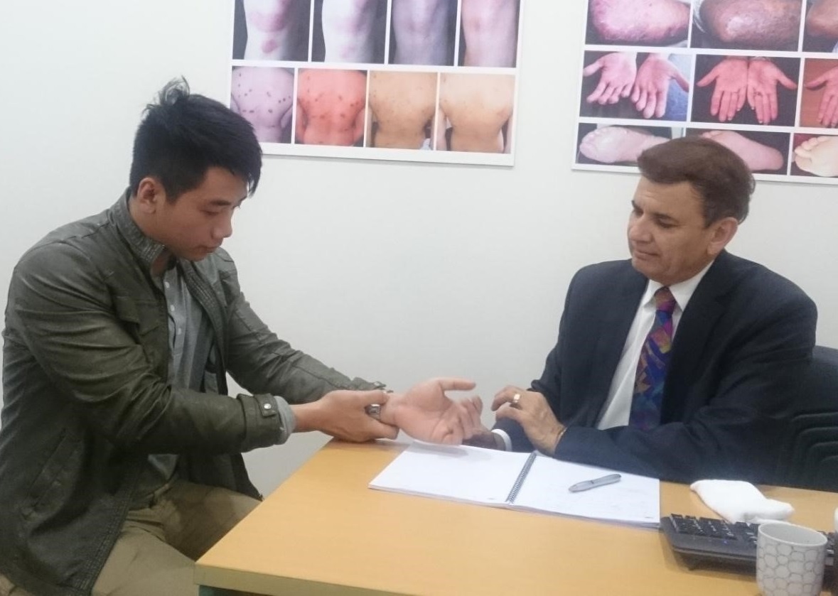 Benh vay nen nang them vi nhiem trung, nhiem khuan va nam hinh anh