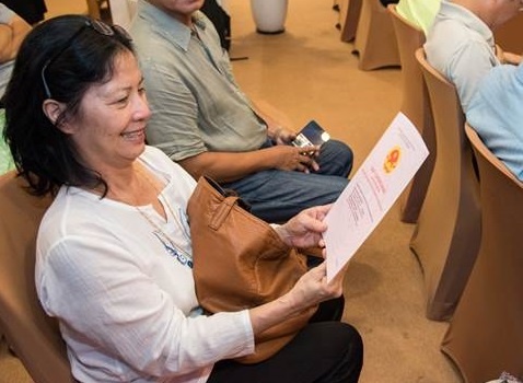 Cu dan Flamingo Dai Lai nhan chung nhan quyen su dung dat hinh anh