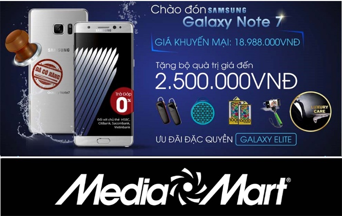 mua Samsung Galaxy Note 7 tai MediaMart anh 2