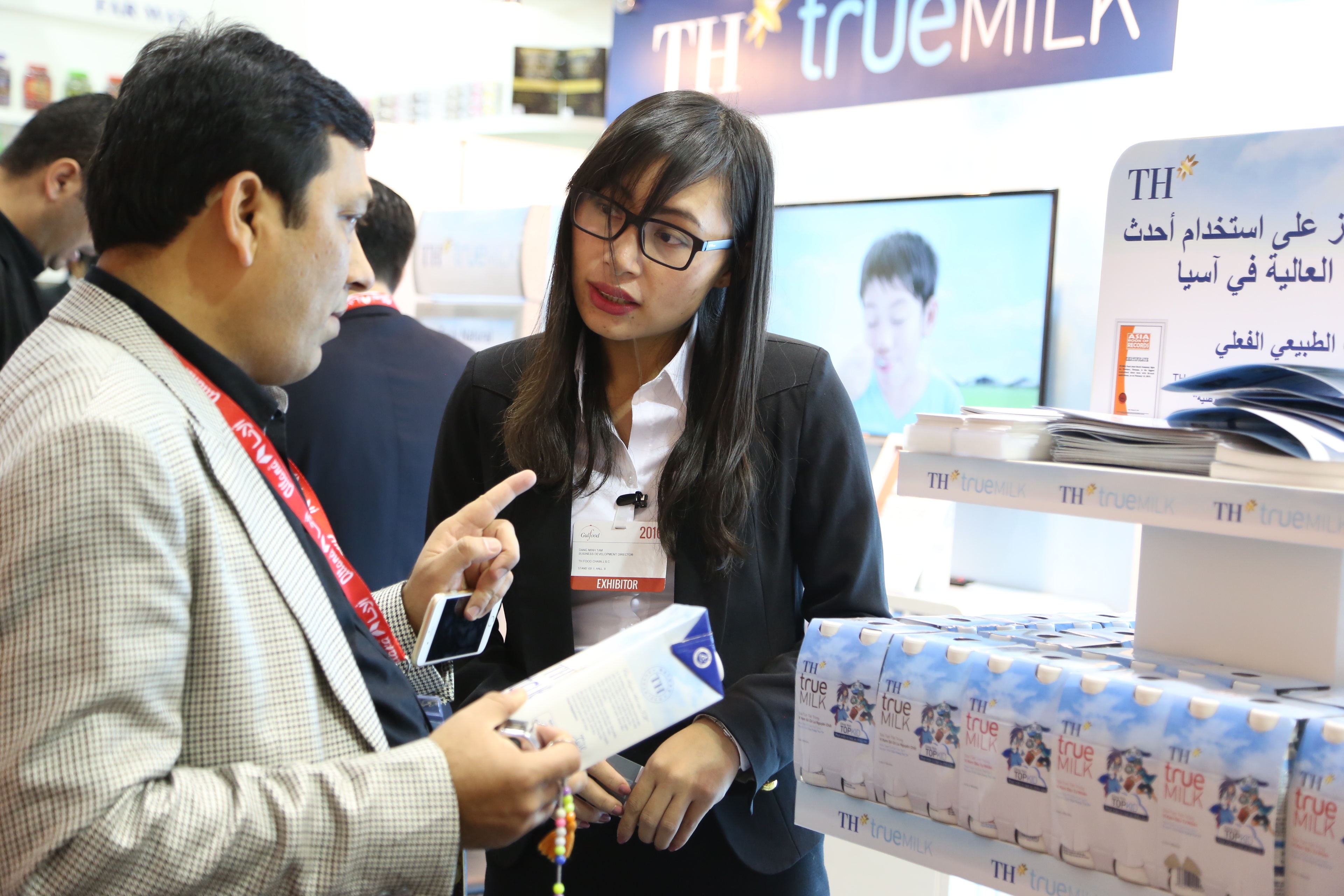 TH true MILK ra mat an tuong tai Gulfood 2016 hinh anh