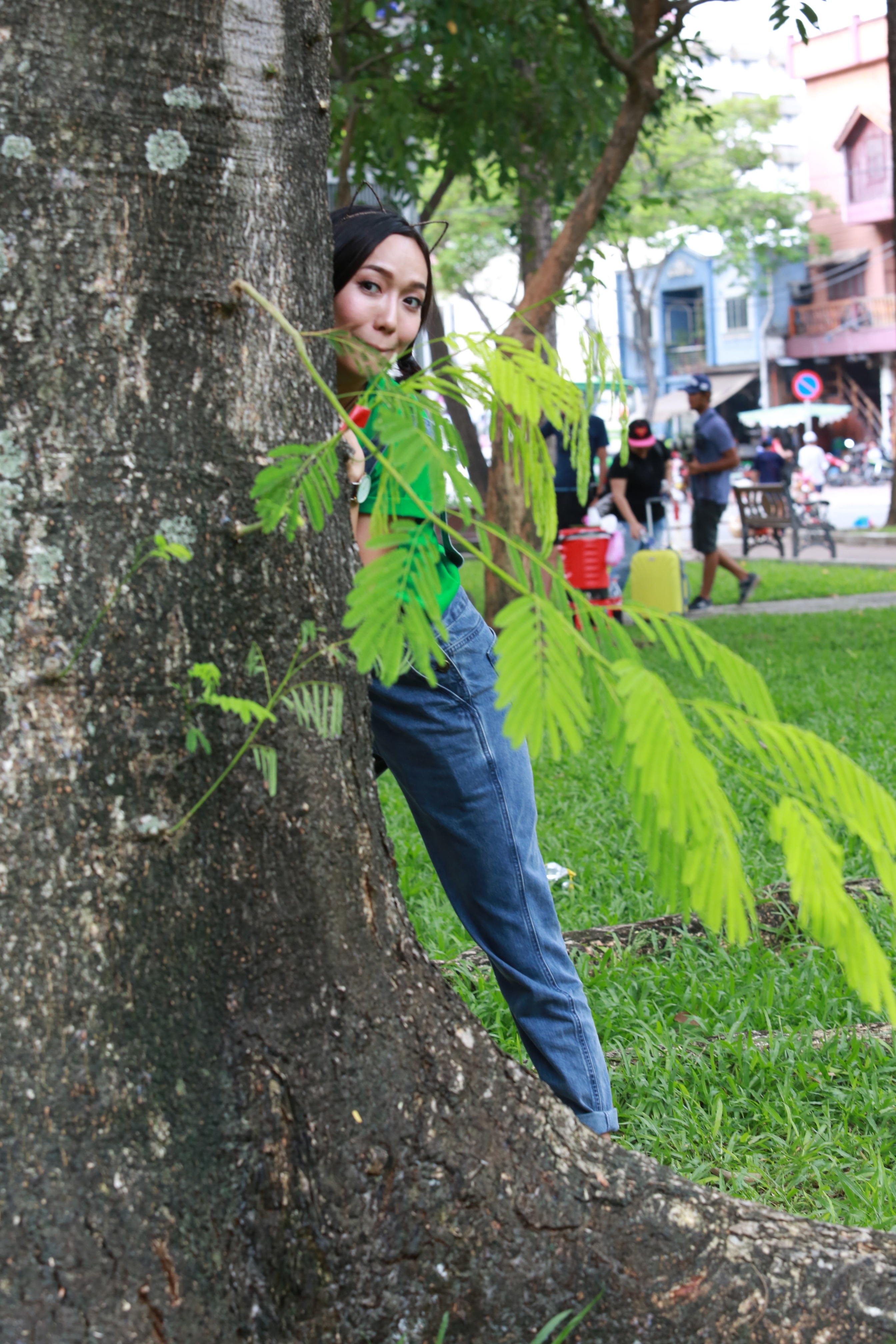 hau truong show thuc te cua Dieu Nhi Ngoc Trai anh 3