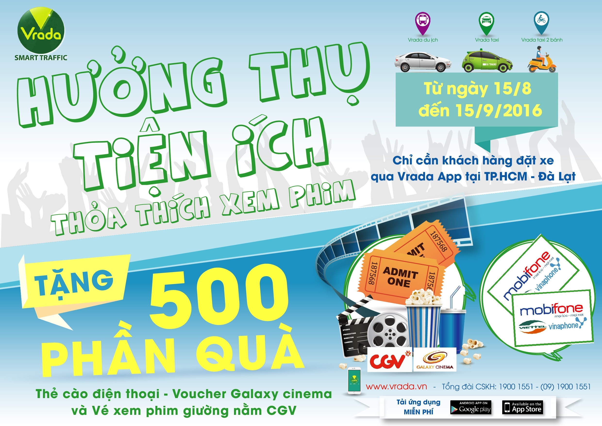 Vrada, ứng dụng đặt xe ảnh 2 Vrada, ung dung dat xe anh 2