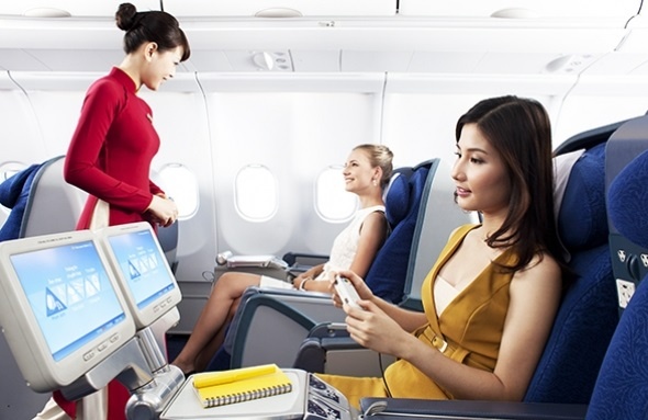 Can canh hang thuong gia cua Vietnam Airlines hinh anh