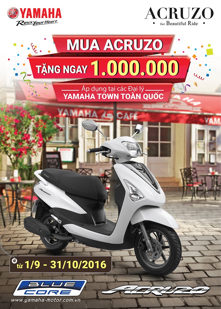 Yamaha, Yamaha Acruzo, khuyến mãi ảnh 3 Yamaha, Yamaha Acruzo, khuyen mai anh 3