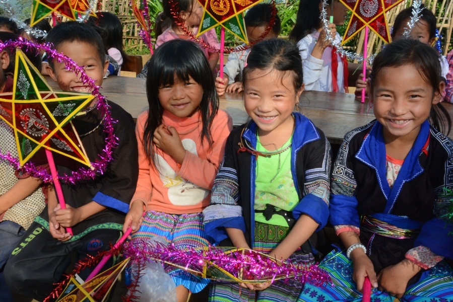 Tre em Mu Cang Chai don tet trung thu hinh anh