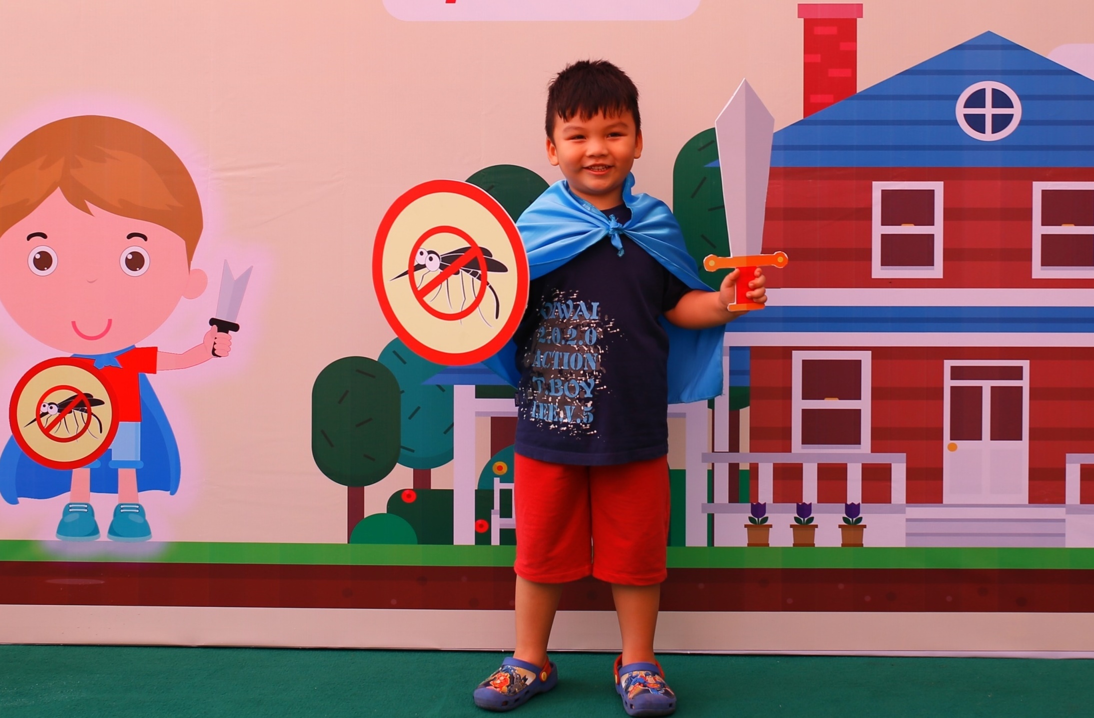 Tre mam non hoc phong chong Zika qua tranh ve, tro choi hinh anh