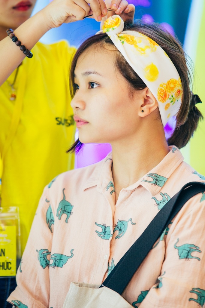 nhung kieu toc dep mat voi khan Turban anh 2