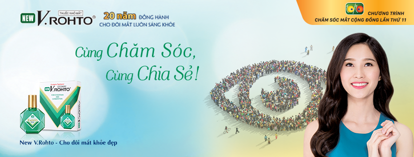 Cham soc mat cong dong 2016,  Rohto Mentholatum Vie anh 1