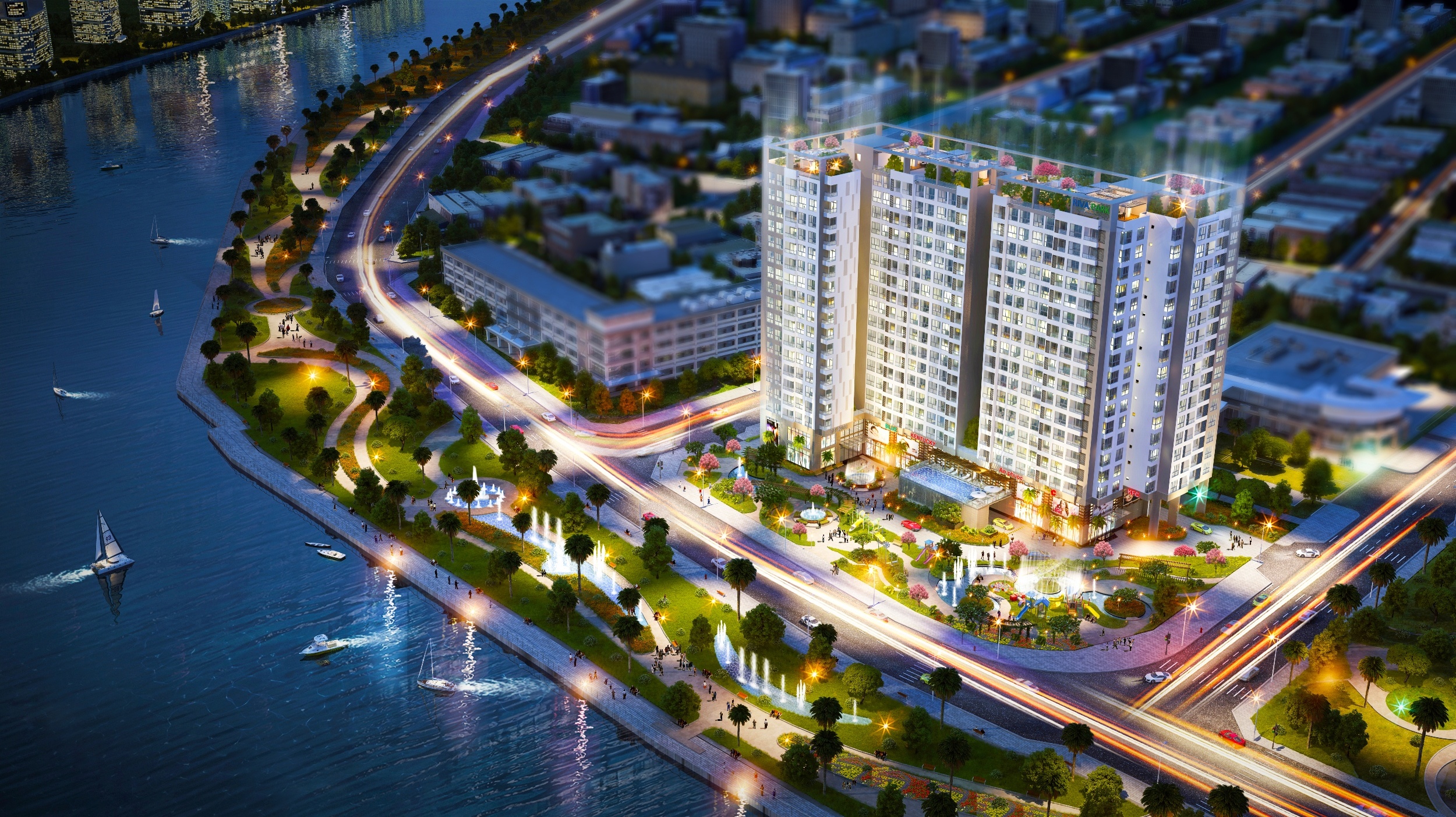 Du an can ho huong song TP.HCM do ve quan 4 hinh anh