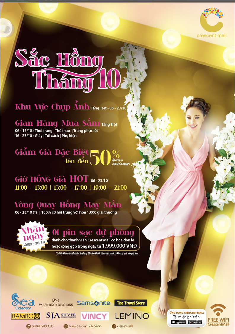 Crescent Mall, khuyến mãi hồng ảnh 3 Crescent Mall, khuyen mai hong anh 3
