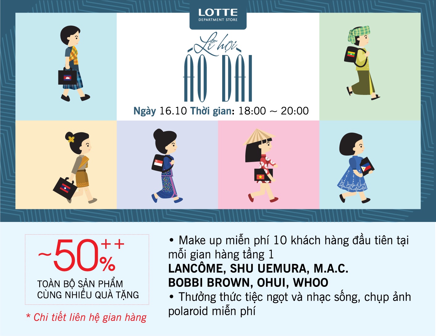 Lotte Department Store,  Lễ hội áo dài ảnh 2 Lotte Department Store,  Le hoi ao dai anh 2