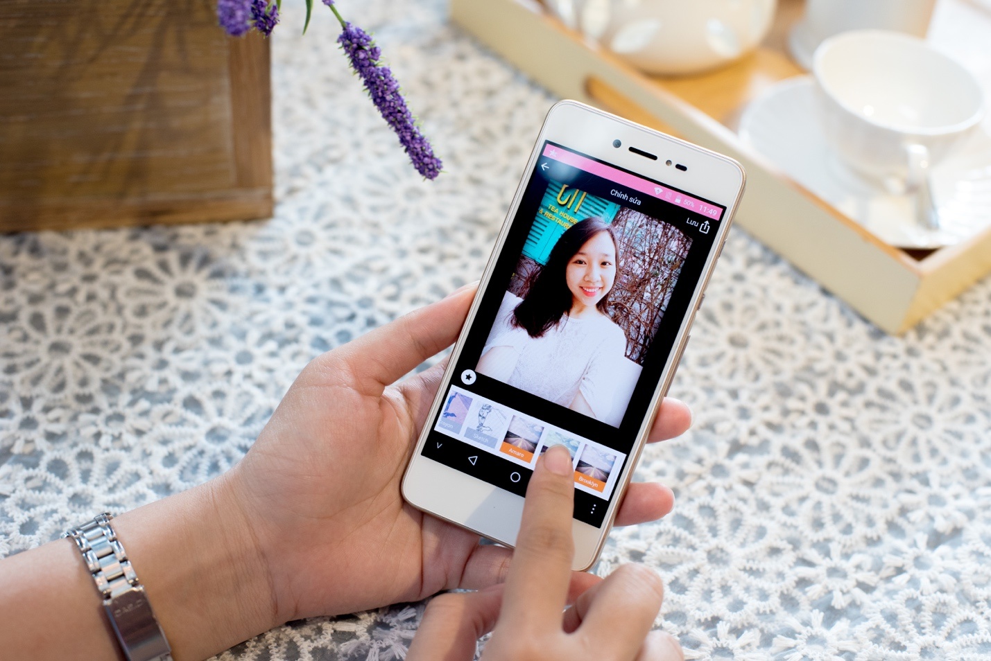 selfie S20,  LAI Yuna X anh 4