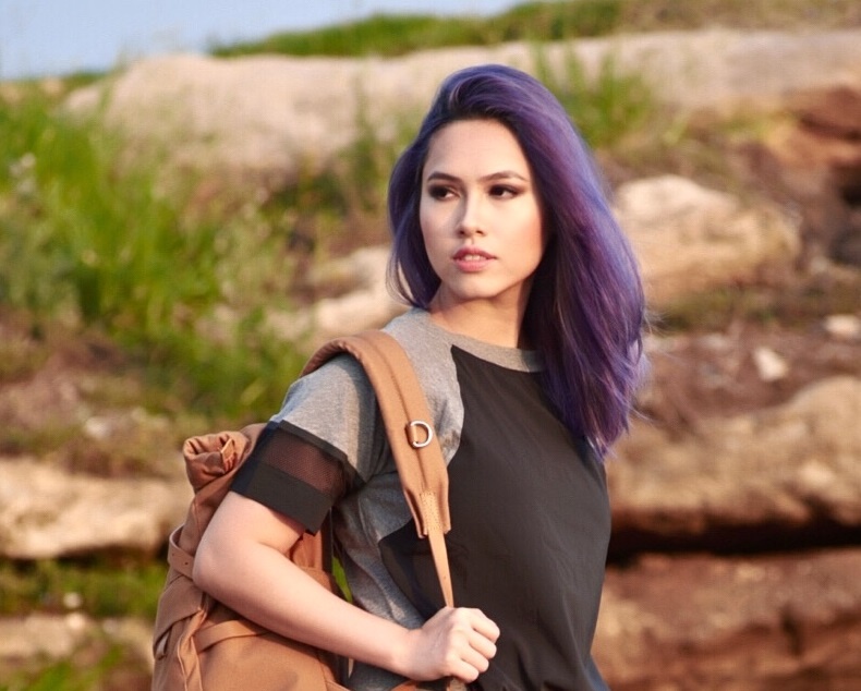 A hau Hoang My: 'Showbiz lam minh nho di' hinh anh