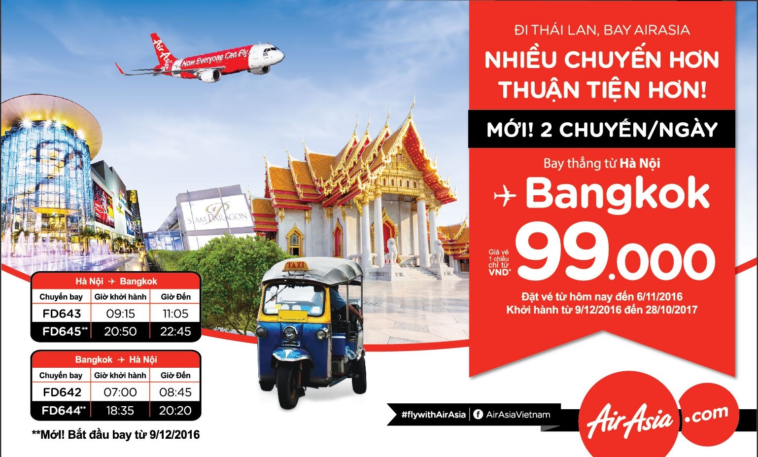 AirAsia,  khuyến mãi,  Hà Nội - Bangkok  ảnh 2 AirAsia,  khuyen mai,  Ha Noi - Bangkok anh 2