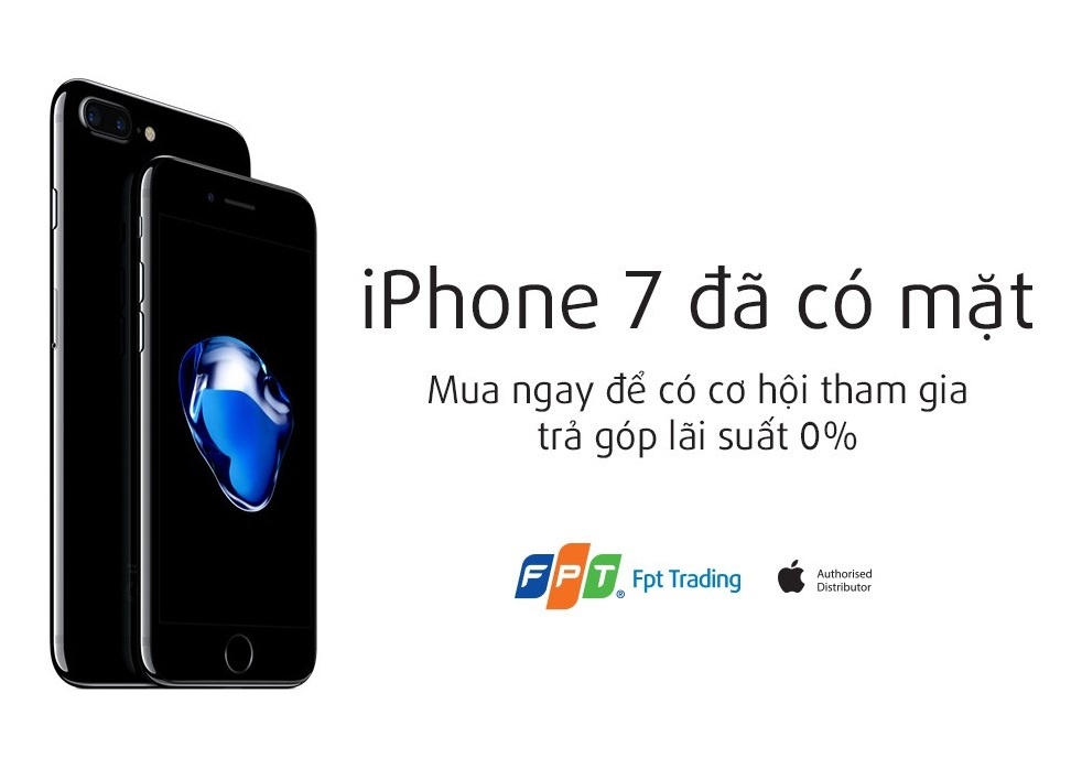 FPT Trading ban iPhone 7/7 Plus tu 11/11 tra gop lai suat 0% hinh anh