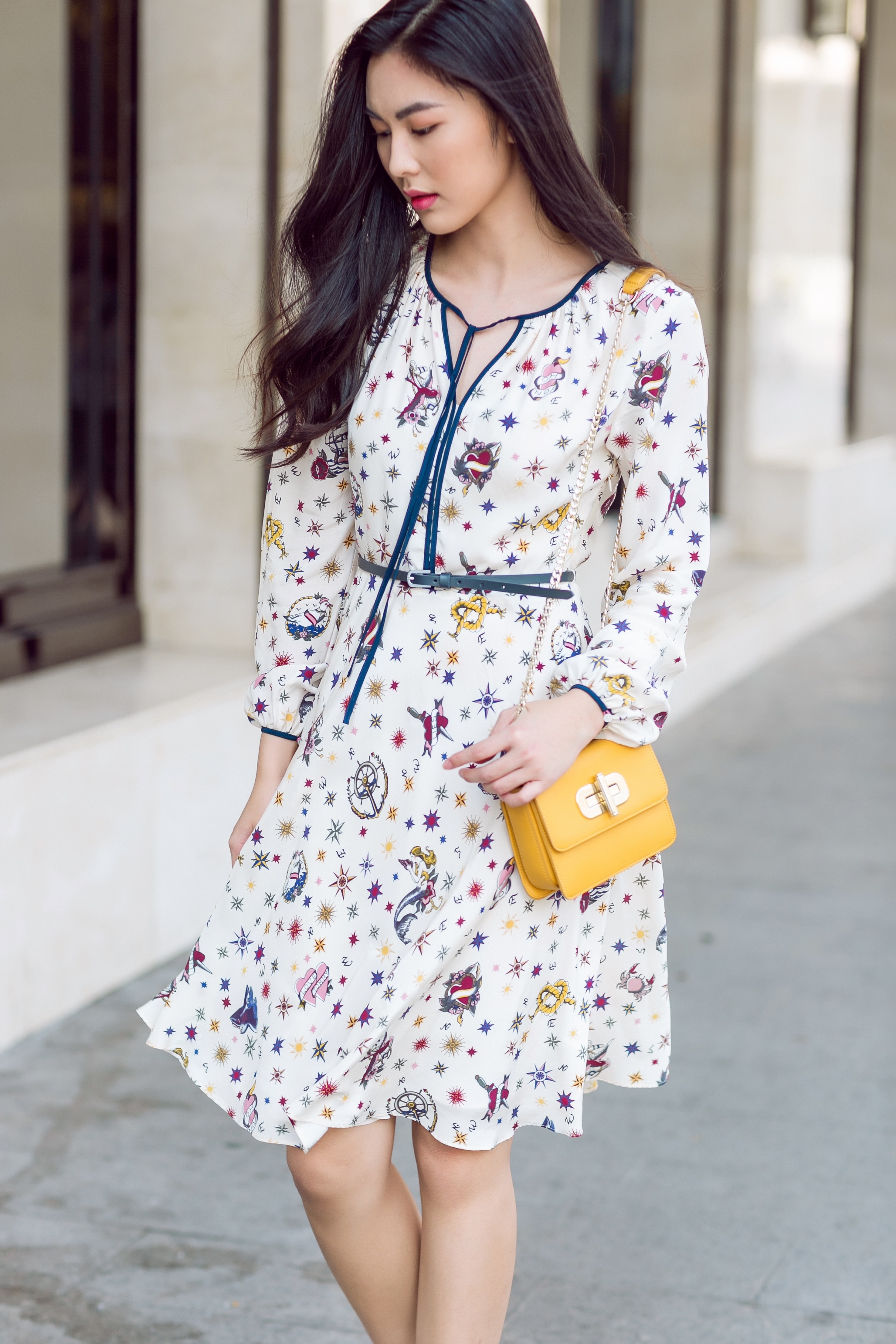 streetstyle thu dong cua Helly Tong anh 3