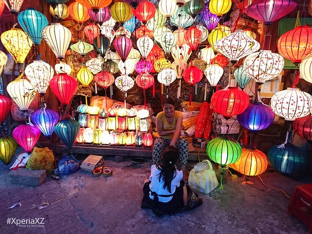 Hoi An qua ong kinh Xperia XZ anh 5