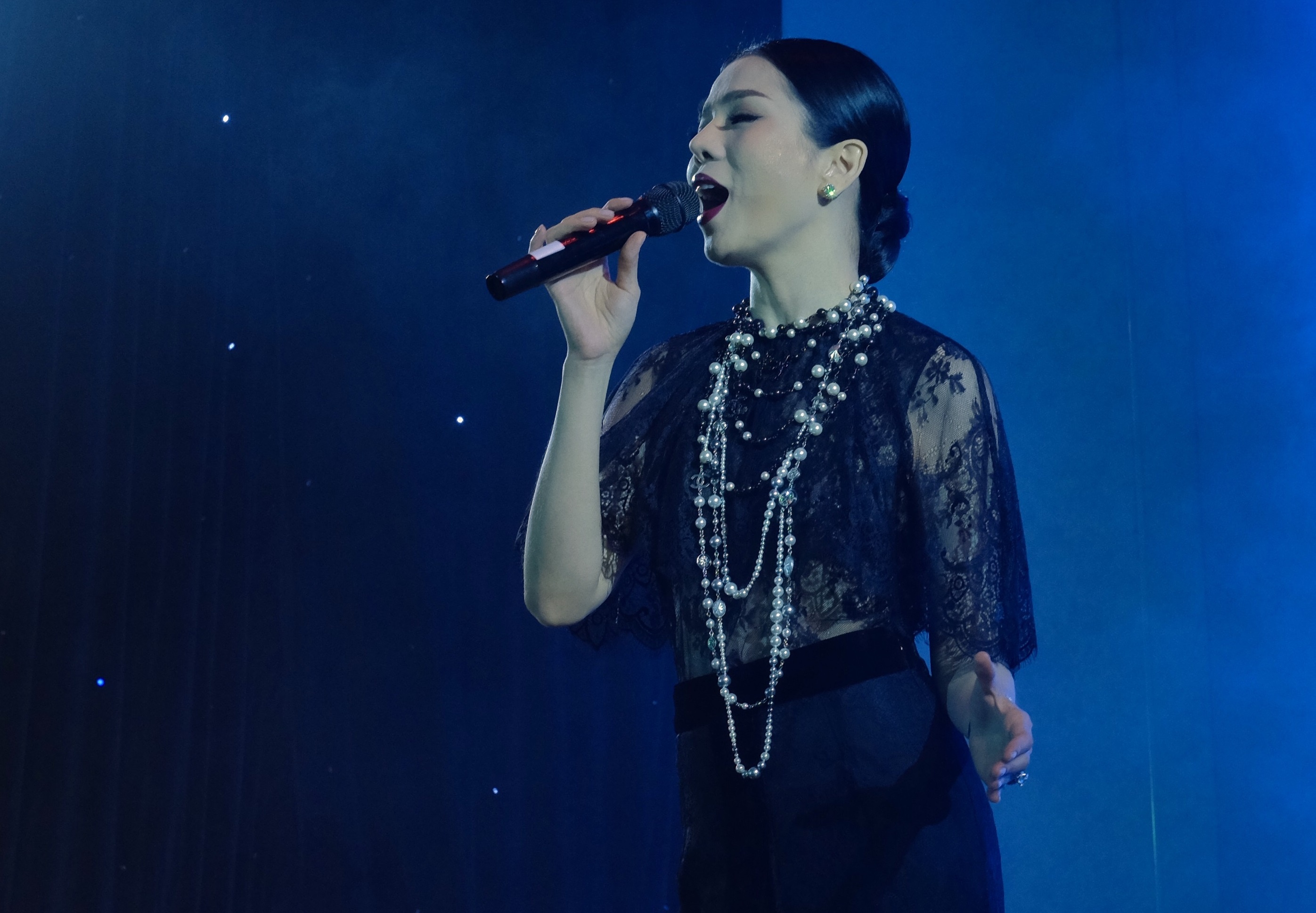 Le Quyen dong gop 11.000 USD ung ho nan nhan mua ban nguoi hinh anh