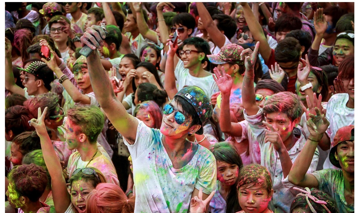 Nhung khoanh khac kho quen cua duong chay sac mau hinh anh