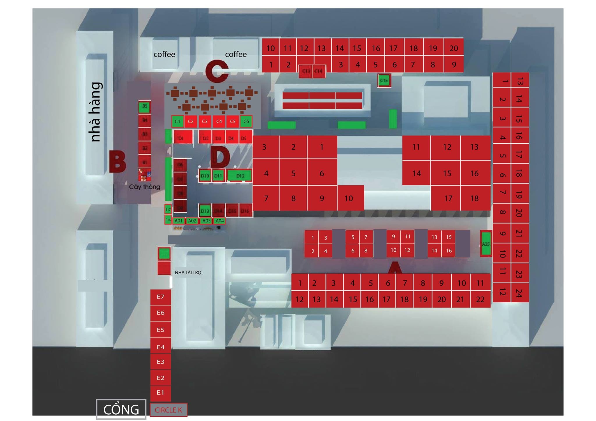 Hội chợ Giáng sinh Bus Station Market ảnh 3 Hoi cho Giang sinh Bus Station Market anh 3