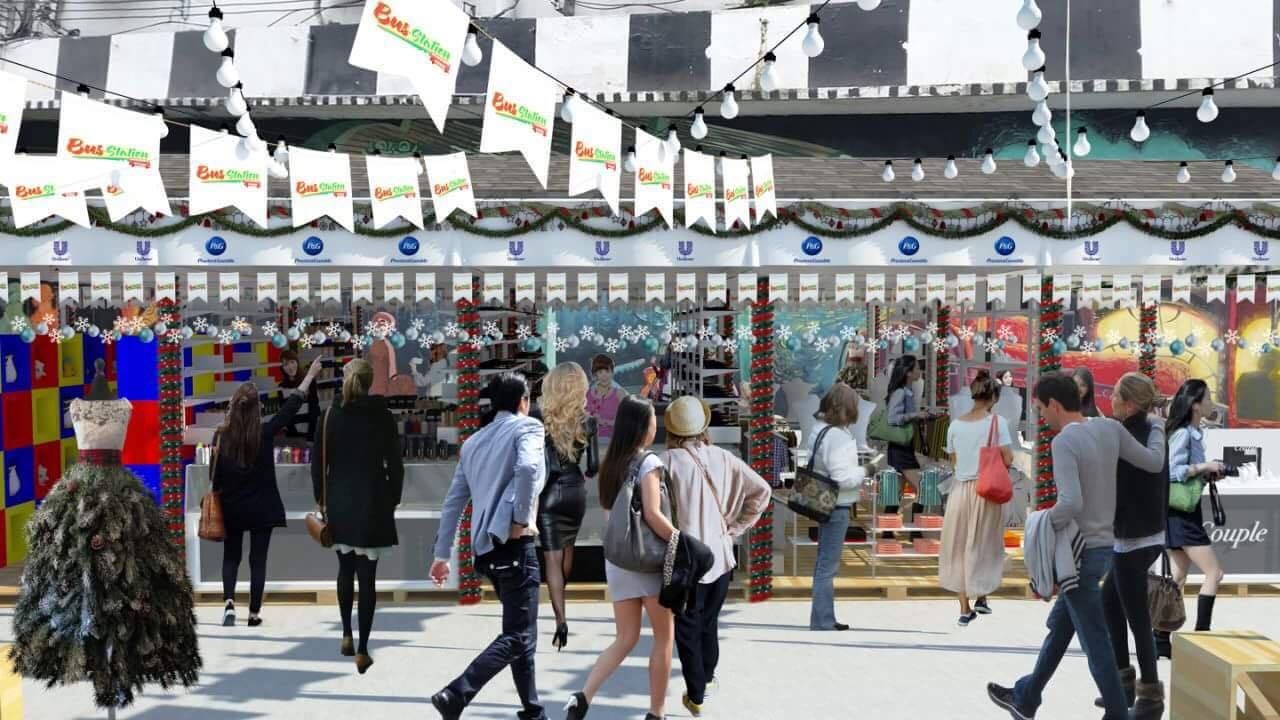 Hội chợ Giáng sinh Bus Station Market ảnh 2 Hoi cho Giang sinh Bus Station Market anh 2