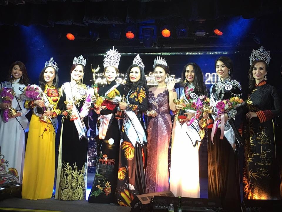 Hoa hau Ao dai Viet Nam tai My anh 1