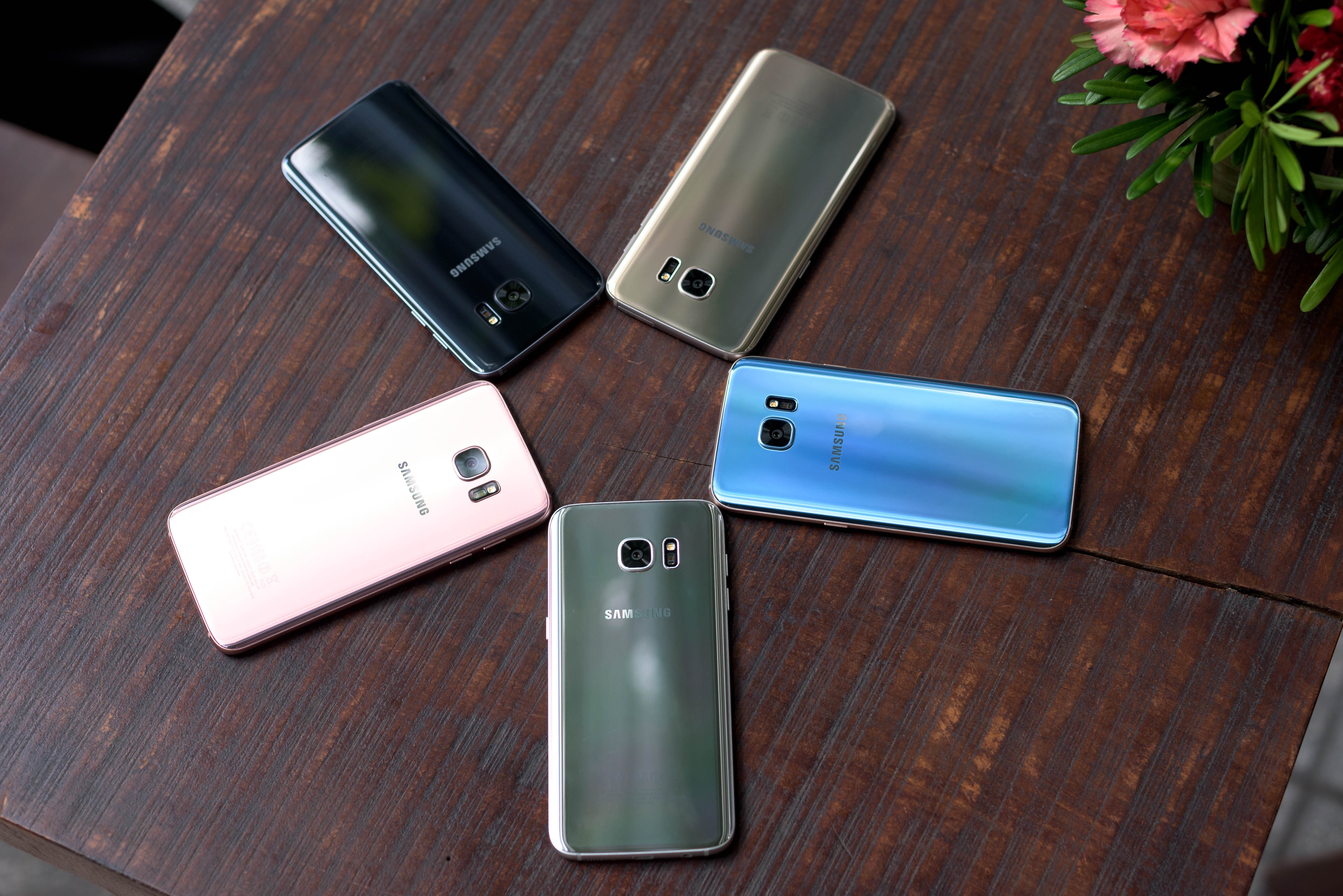 Galaxy S7 edge xanh coral anh 6