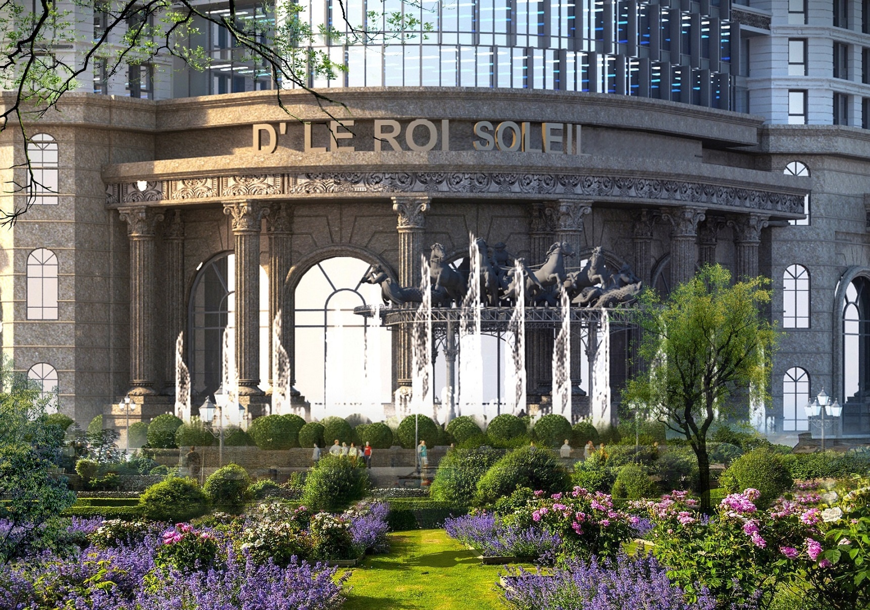 Can ho phong cach kien truc Phuc hung tai Ha Noi hinh anh