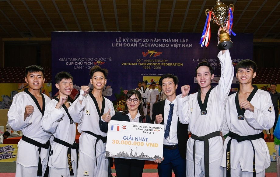 Lien doan Teakwondo Viet Nam,  Nhua Long Thanh anh 4