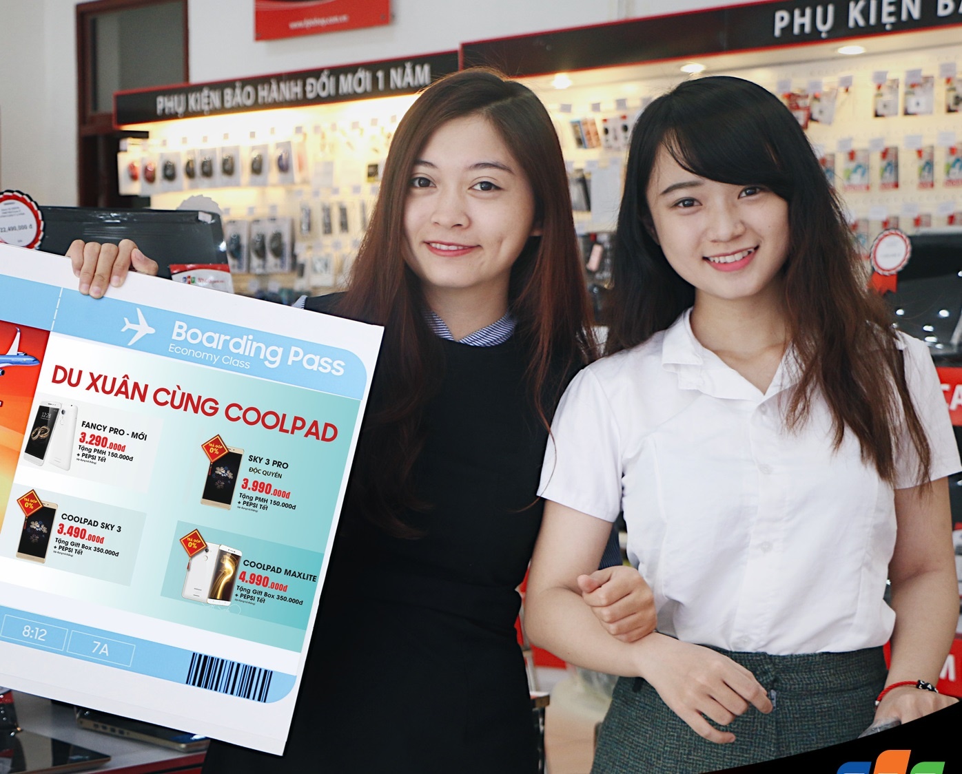 Mua dien thoai Coolpad tai FPT Shop, nhan ve ve que dip Tet hinh anh