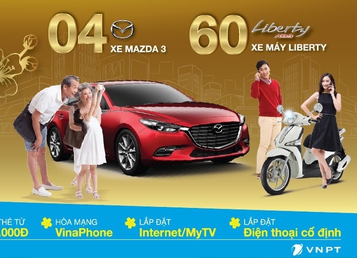 Xe sang nhu y, don Tet phu quy cung VinaPhone hinh anh