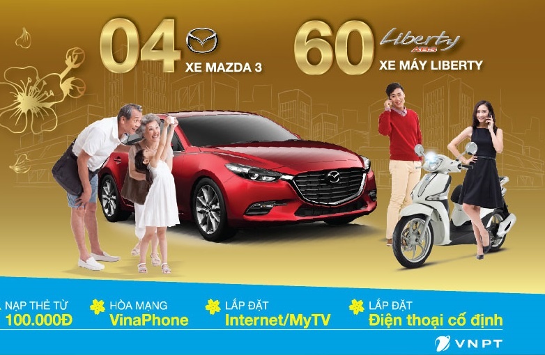Co hoi trung Madza 3 du xuan khi lap dat dich vu VNPT hinh anh