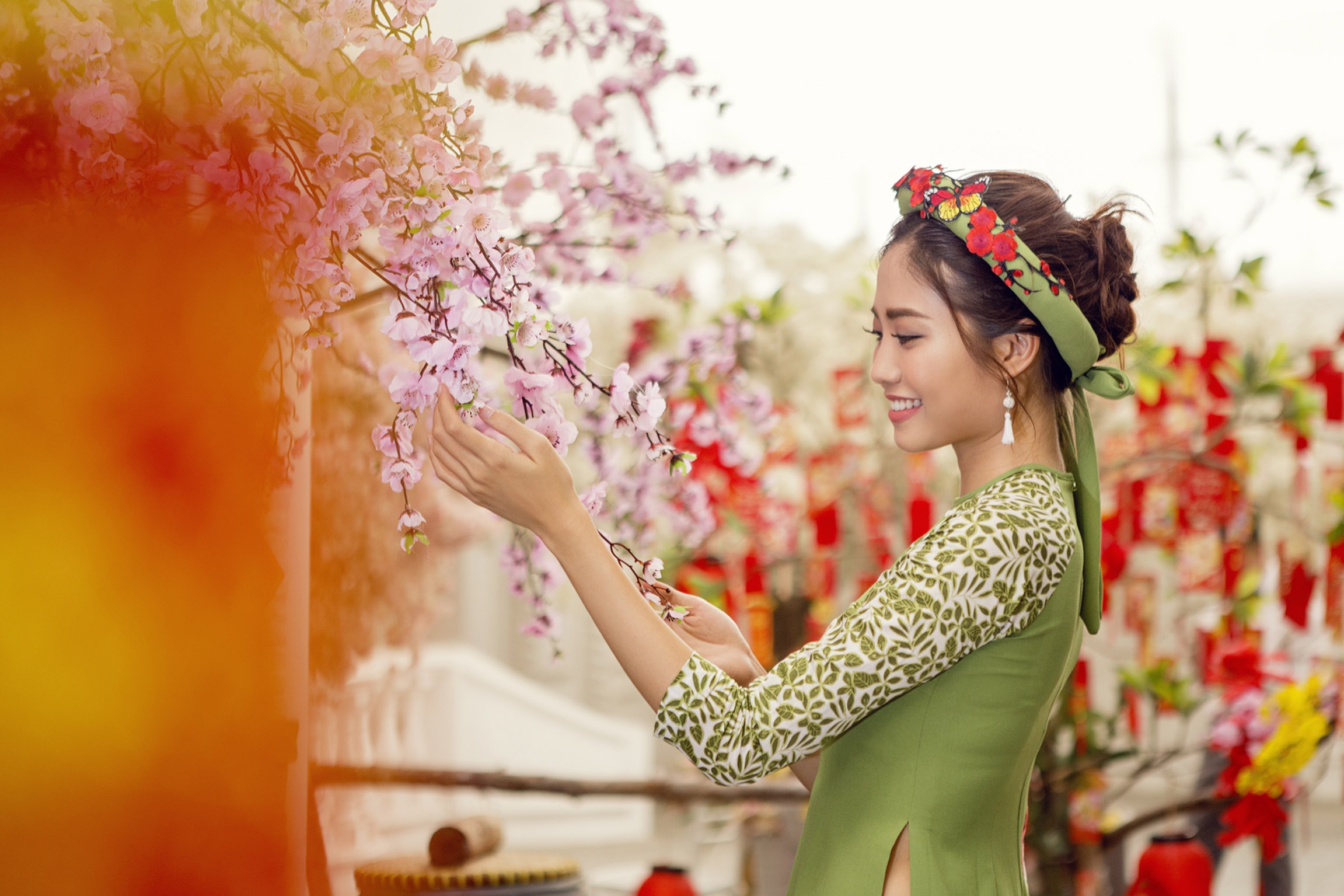 ao dai Chuon Chuon Ot anh 10