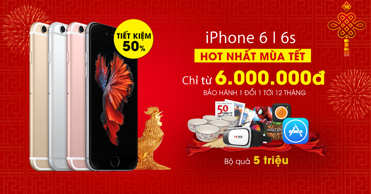 Giap Tet, nguoi dung dua nhau sam iPhone 6, 6S hinh anh