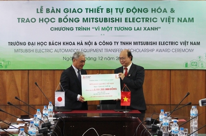 Mitsubishi Electric ho tro giao duc nganh tu dong hoa hinh anh