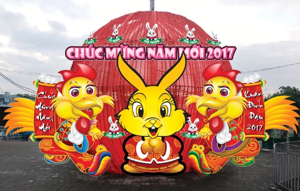 Du xuan Dinh Dau cung he thong khu vui choi Tho Trang hinh anh