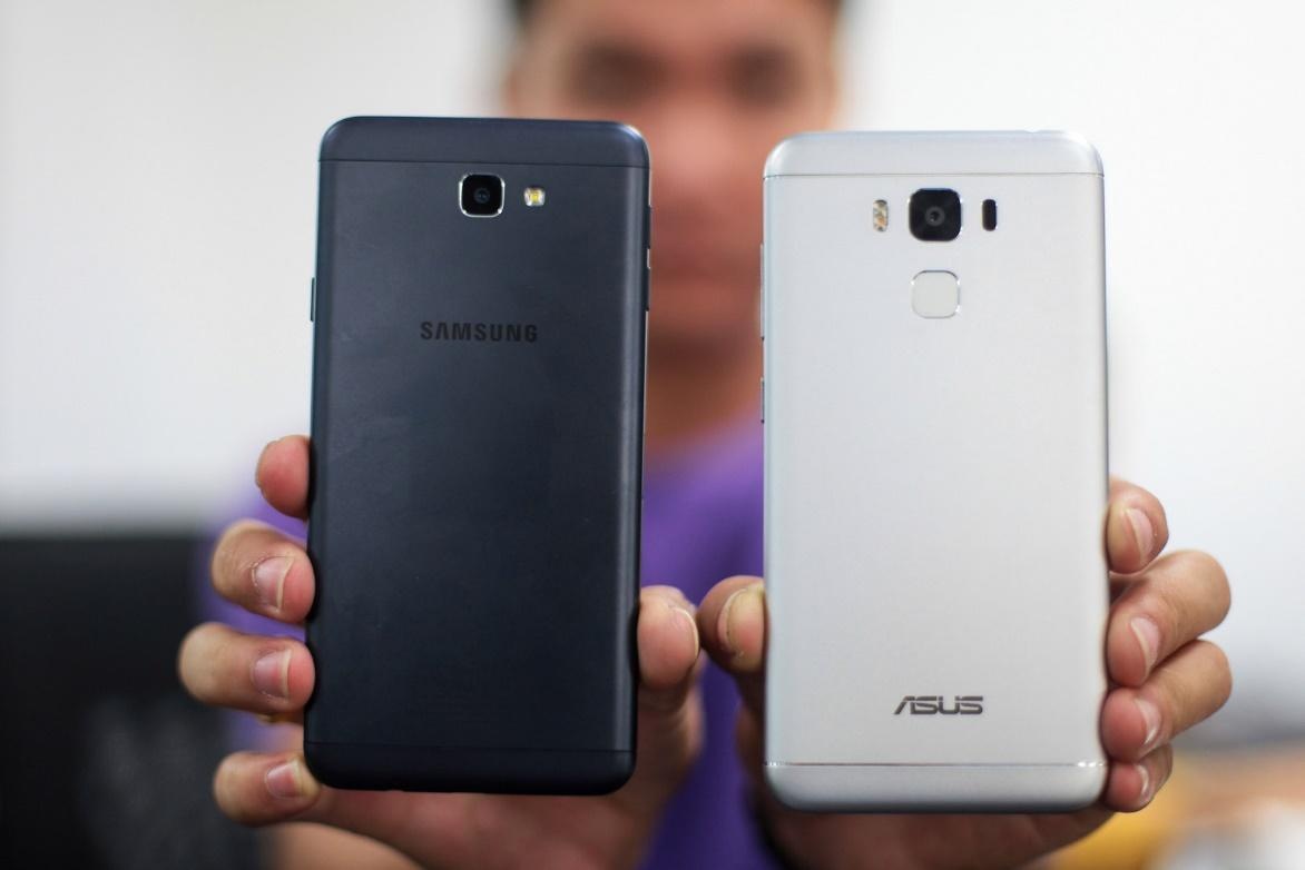 Samsung Galaxy J7 Prime,  Asus Zenfone 3 Max anh 2