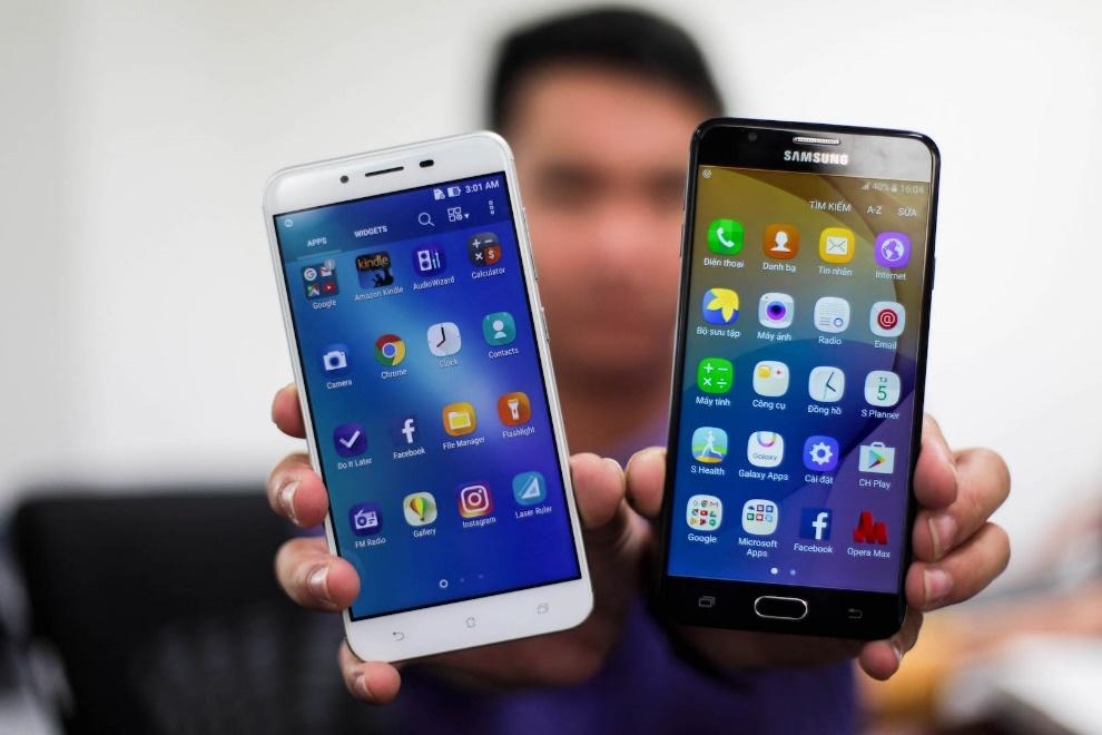 Samsung Galaxy J7 Prime,  Asus Zenfone 3 Max anh 3