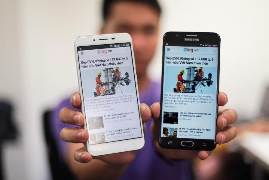 Samsung Galaxy J7 Prime,  Asus Zenfone 3 Max anh 4