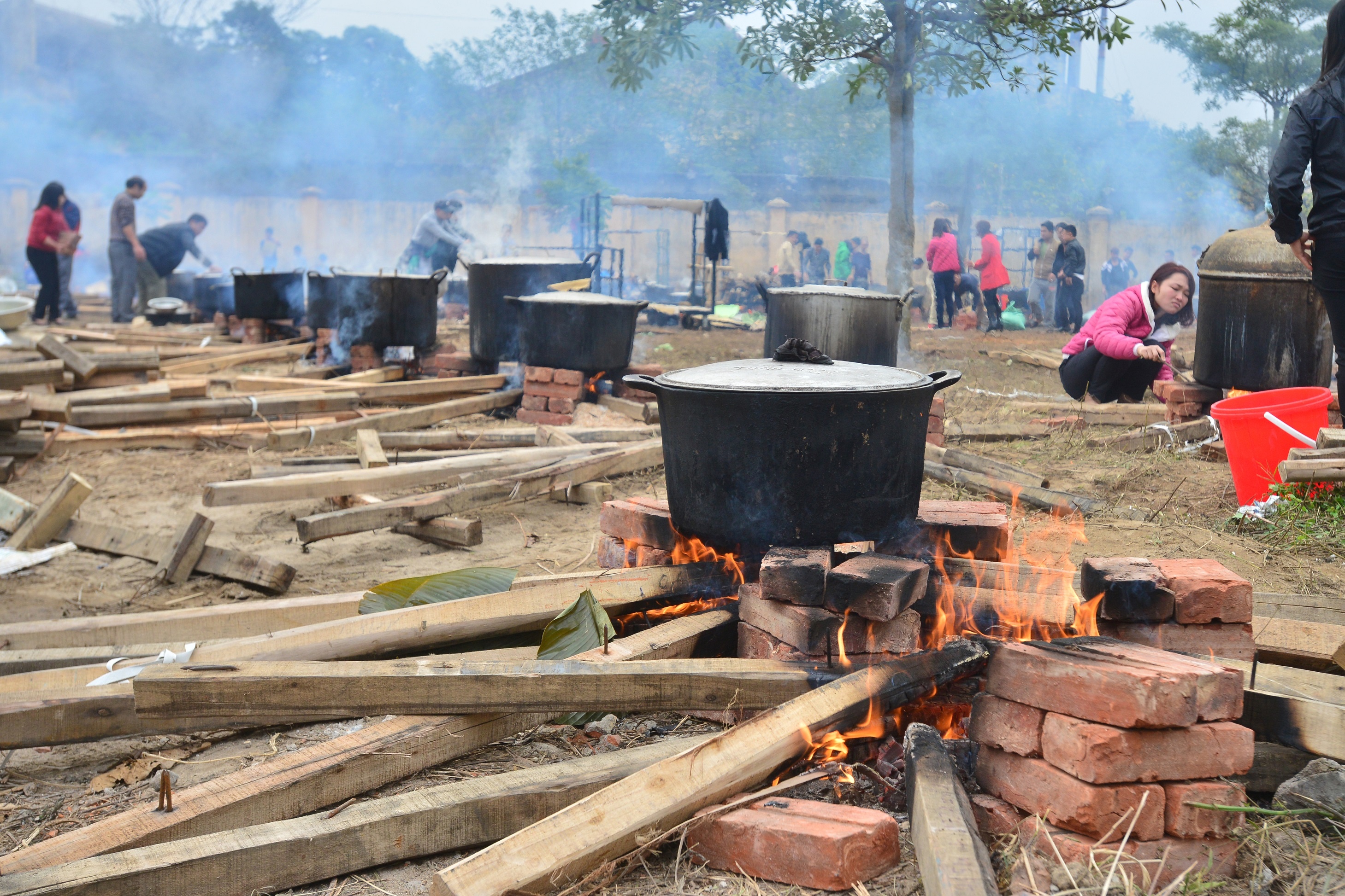 Xuan Hoa,  banh chung Tet anh 5